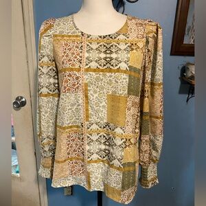 Pleione, Patchwork Style, BoHo Blouse